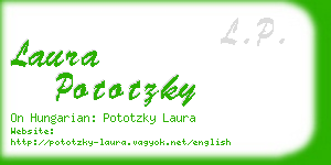 laura pototzky business card